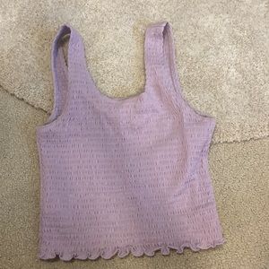 hollister ribbed crop top